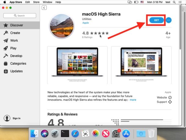 download high sierra for mac